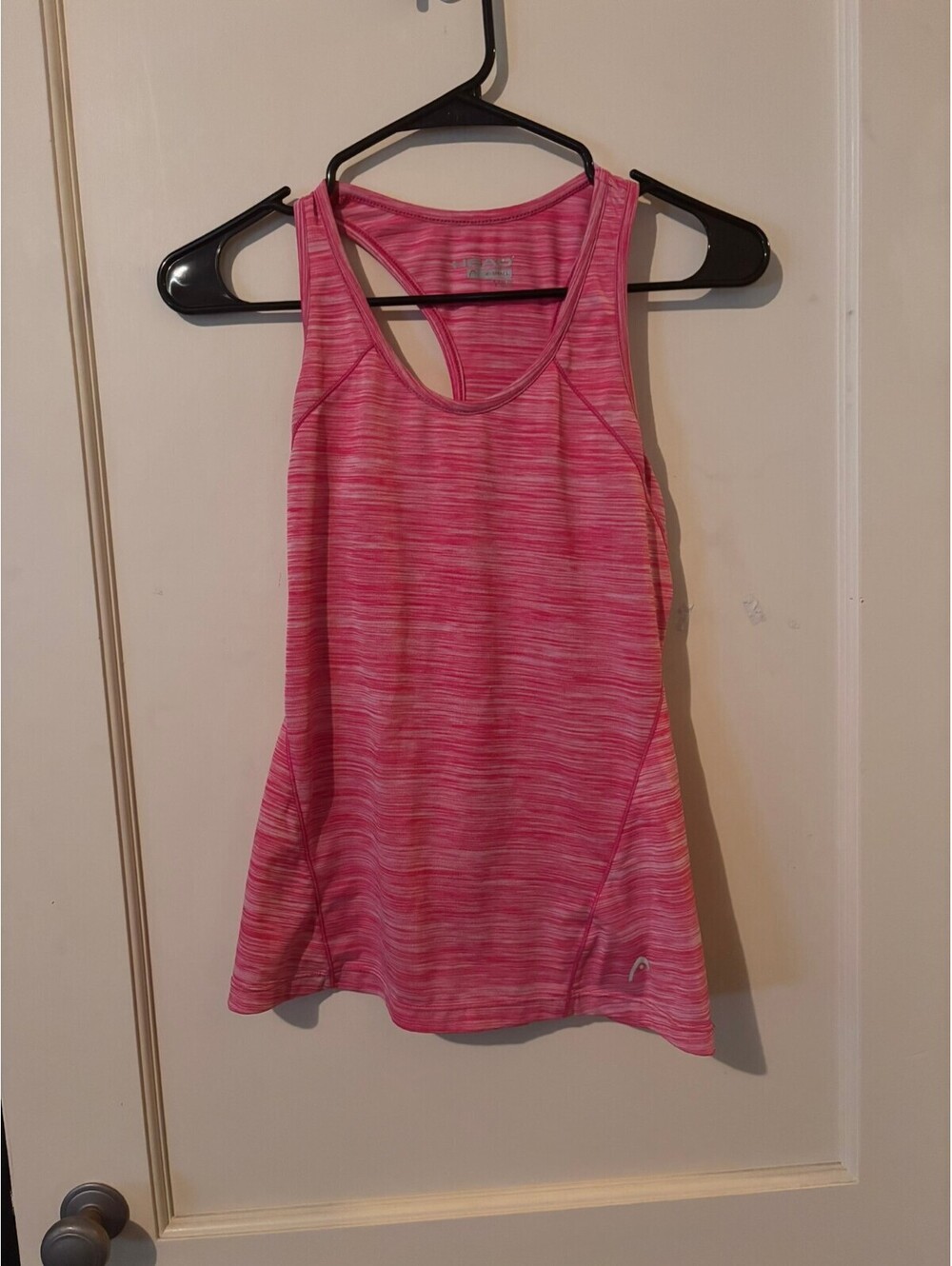 HEAD Pink Racerback Athletic Tank Top XS